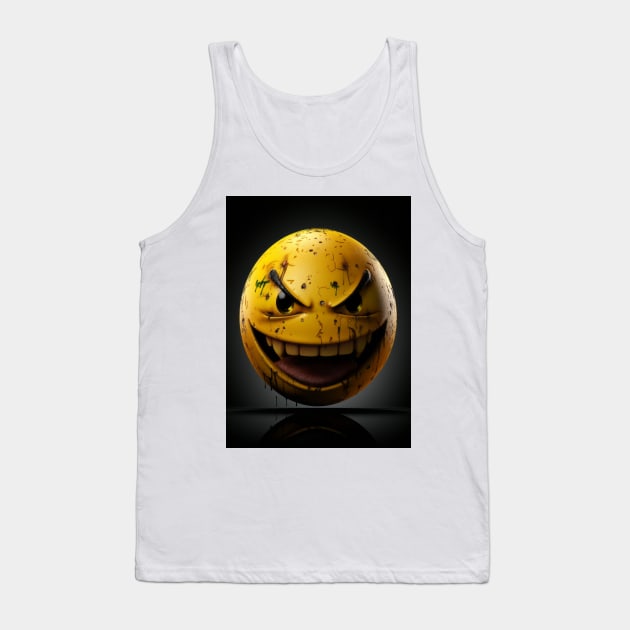 Crazy emoticon Tank Top by TheMadSwede